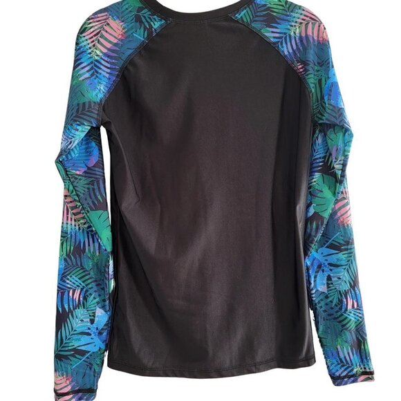 DEEPROSE Tropical Beach Swim Shirt Size Medium EUC - Picture 2 of 10